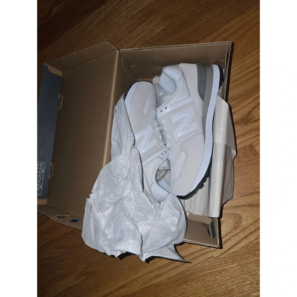 NEW Balance 574 Core CLASSIC - NIMBUS - SUEDE size women 7 men  5.5 new with box